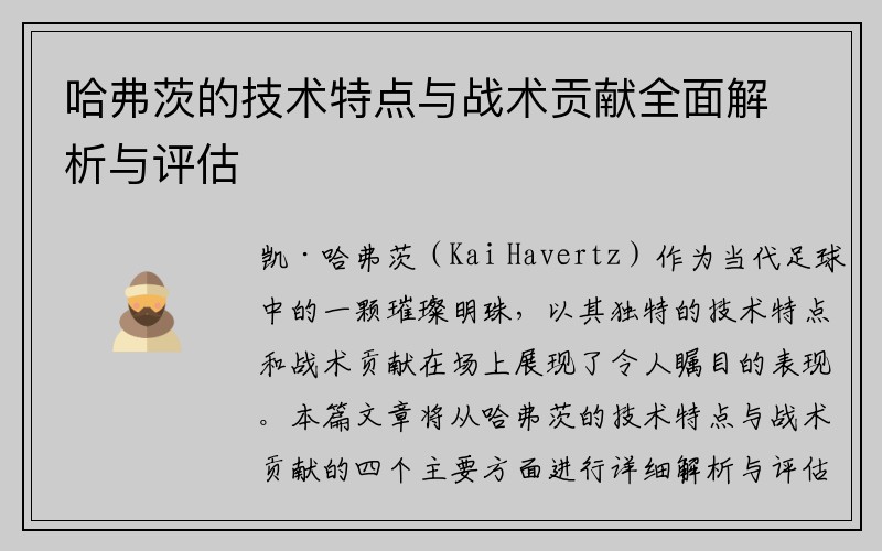 哈弗茨的技术特点与战术贡献全面解析与评估